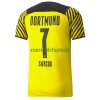 Maillot de Supporter BVB Borussia Dortmund Jadon Sancho 7 Domicile 2021-22 Pour Homme